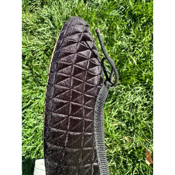 E. Porselli for J. Crew Geo Textured Black Velvet Ballet Flats EU 38 EUC - Picture 11 of 16